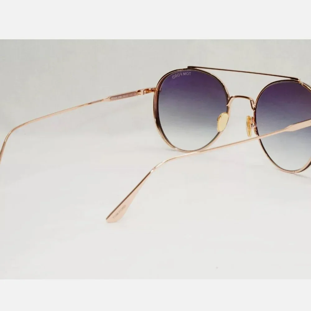 Tom Ford Round Metal Sunglasses